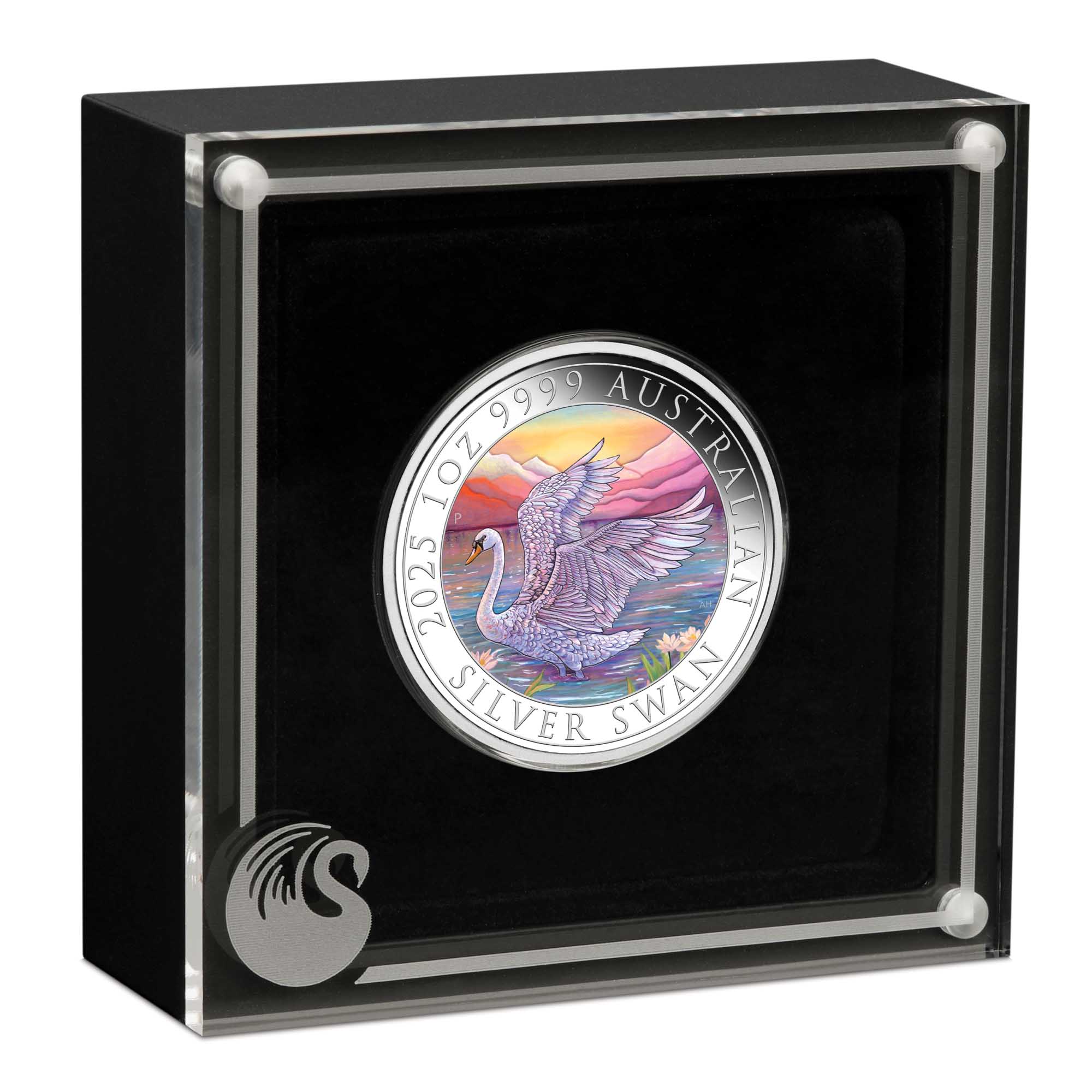 Australian Swan 2025 1oz Silver Coloured Coin