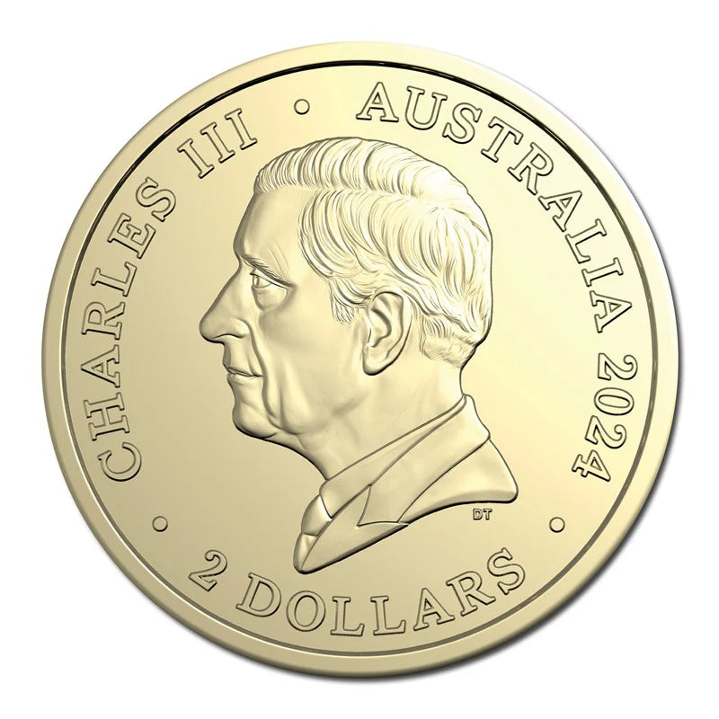 Australia War Animals Remembrance 2024 $2 Aluminium-Bronze Uncirculated Coin Mint Roll