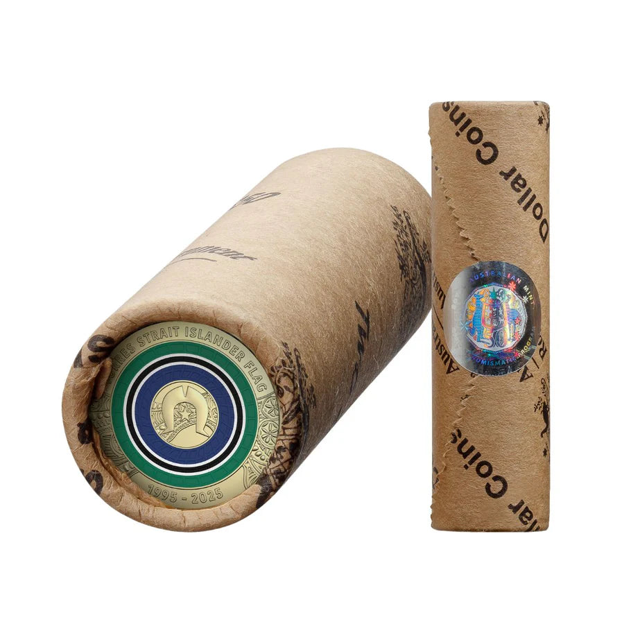 Australia Torres Strait Islander Flag 30th Anniversary 2025 $2 Uncirculated 25-Coin RAM Mint Roll