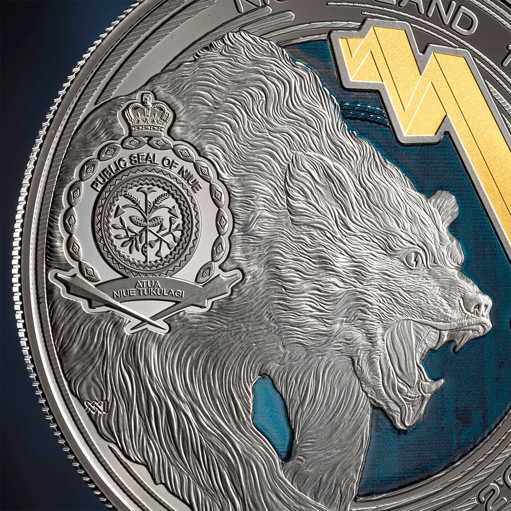 2025 1 oz Bull and Bear Markets Silver Proof-Like Coin
