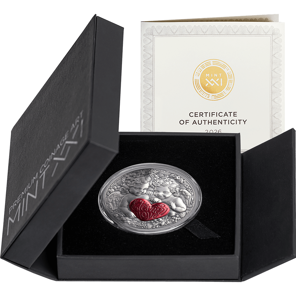 Mint XXI – Celestial Beauty Series Eternal Love 1 oz Silver Coin