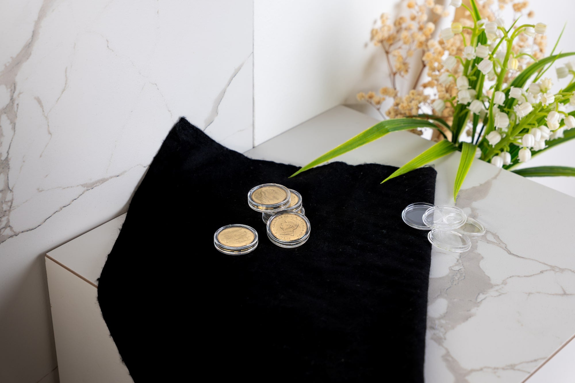 Premium Custom-Made Australian $1 Coin Capsules Precision Fit - 10 Pack