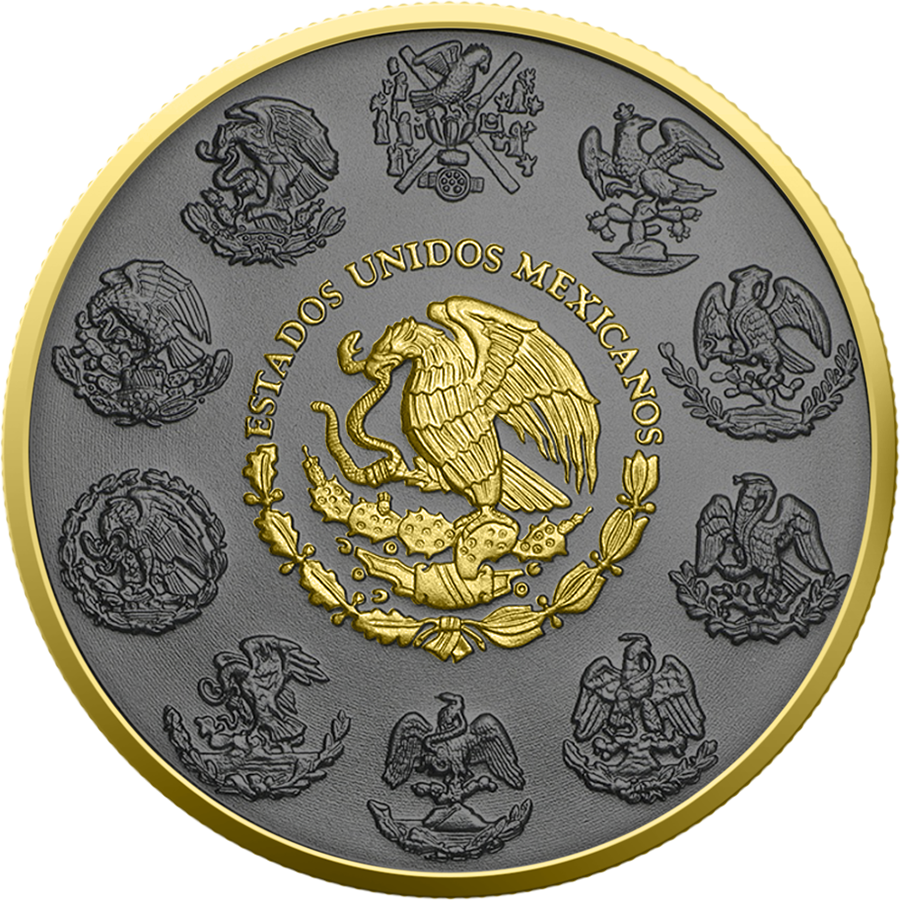 Mexico 2024 – Libertad 1 oz Silver Coin – Colour in Richness