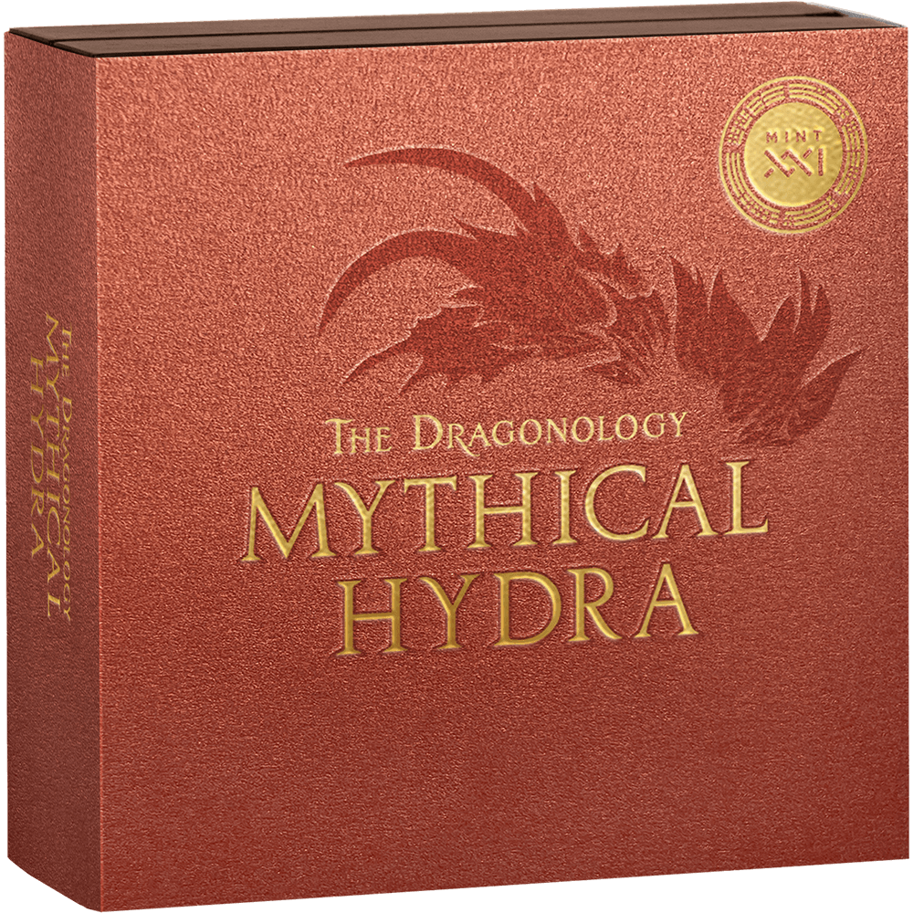 2025 2 oz Mythical Hydra Silver Antique Coin
