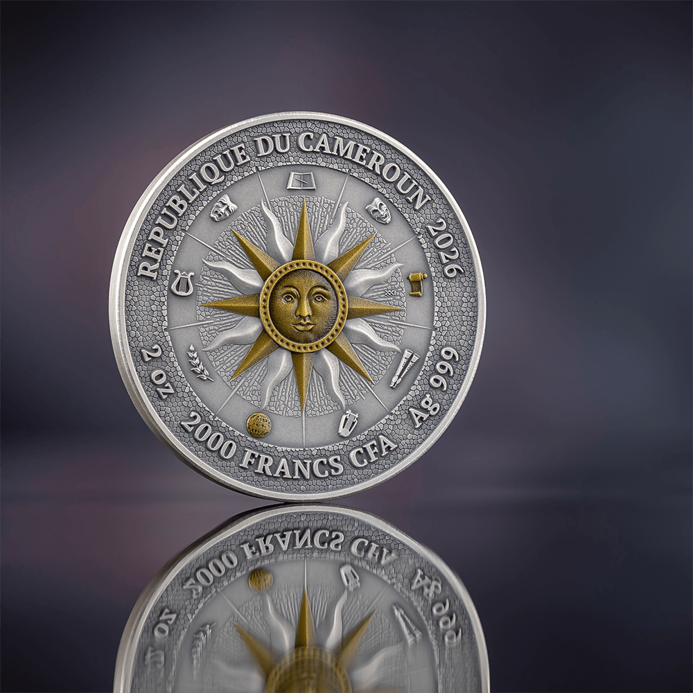 Mint XXI – The Nine Muses Clio & Urania 2 oz Silver Coin