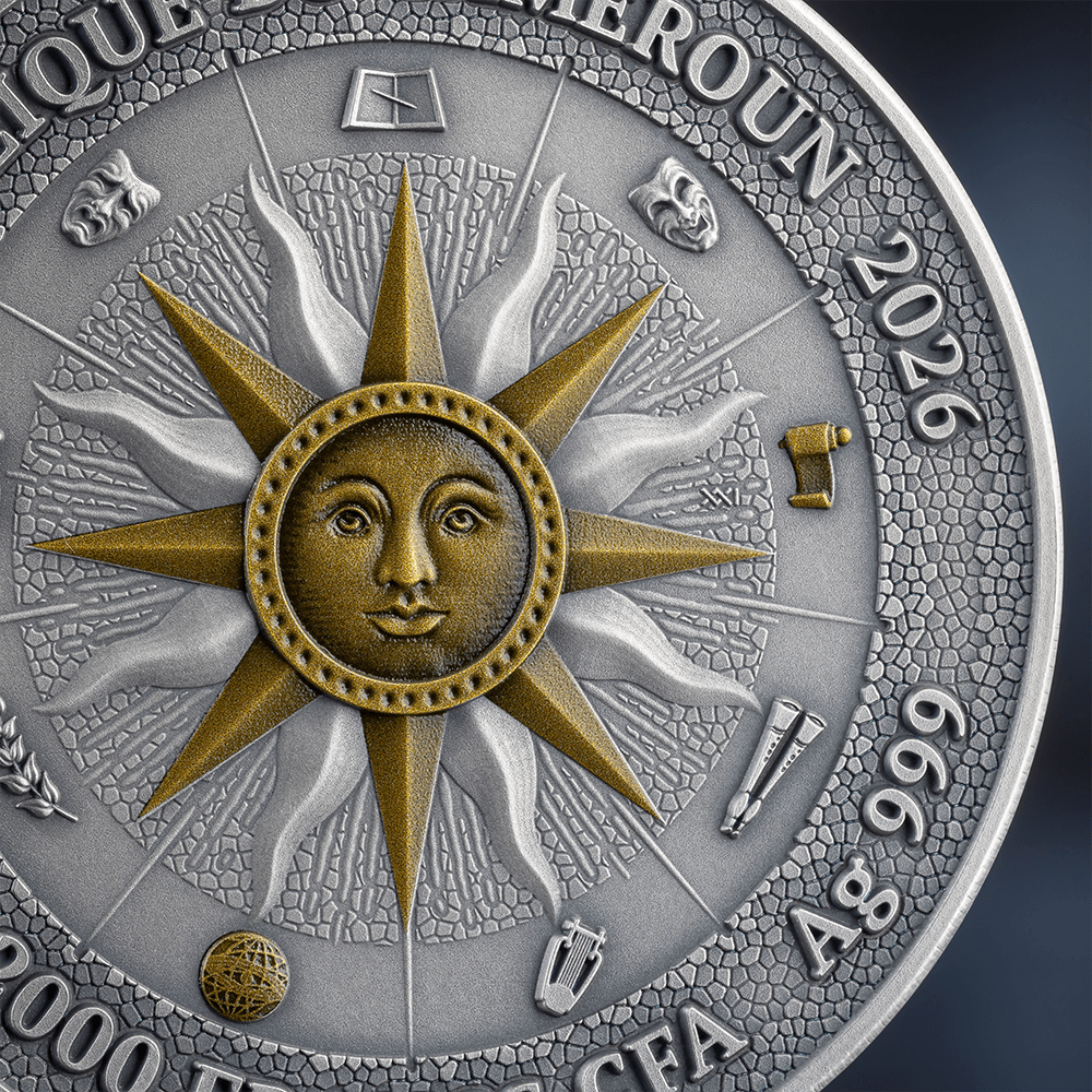Mint XXI – The Nine Muses Clio & Urania 2 oz Silver Coin