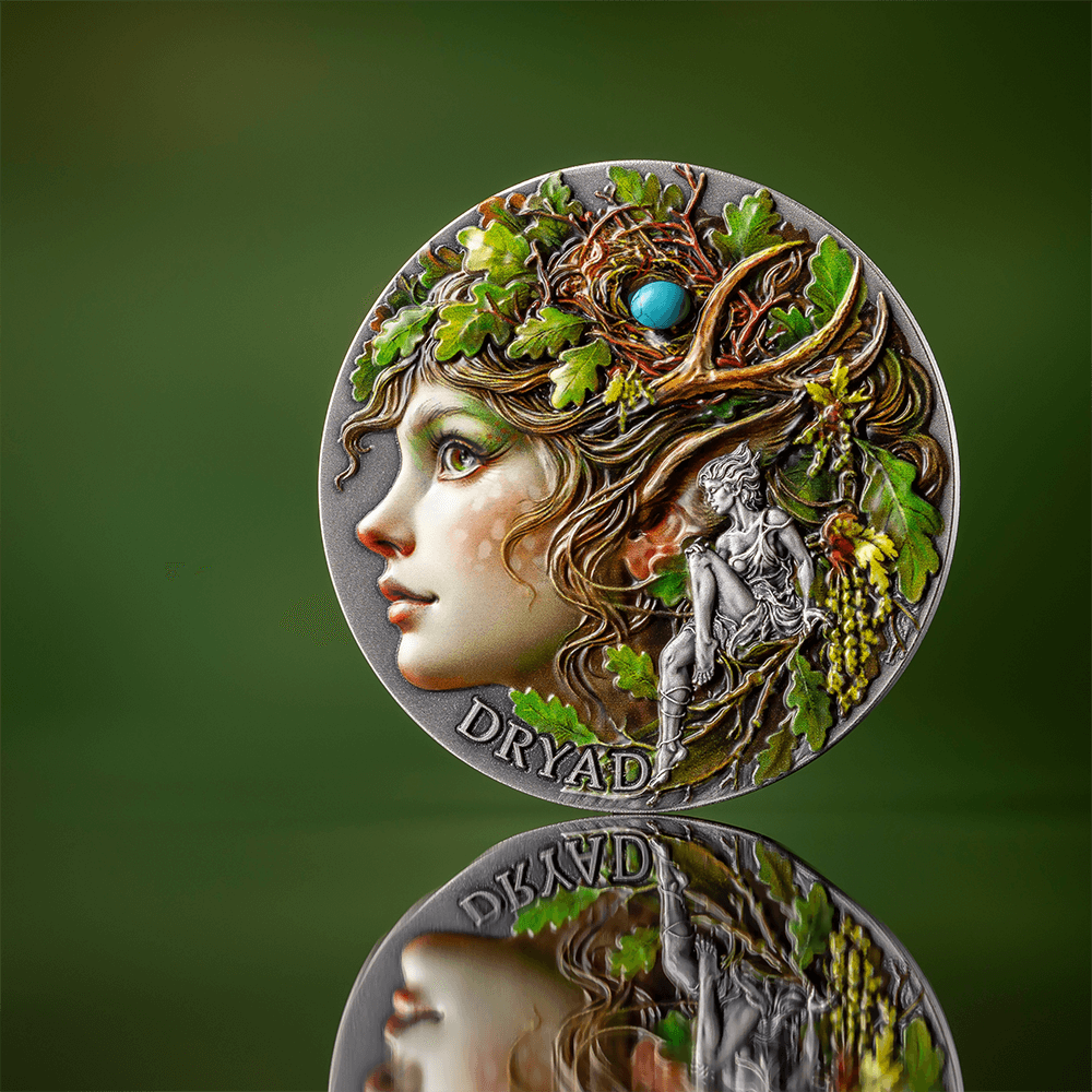 Mint XXI – Nature Spirits Series Dryad 2 oz Silver Coin