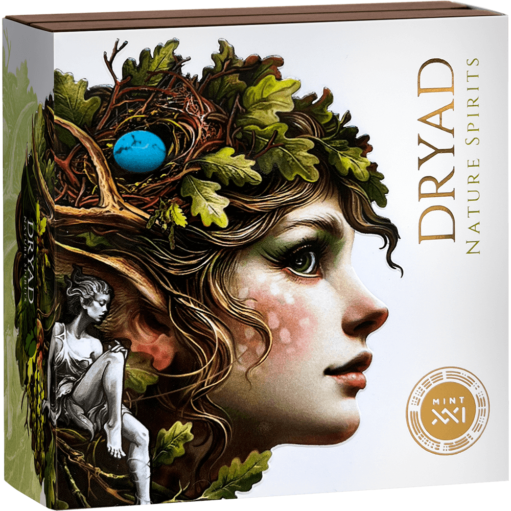 Mint XXI – Nature Spirits Series Dryad 2 oz Silver Coin