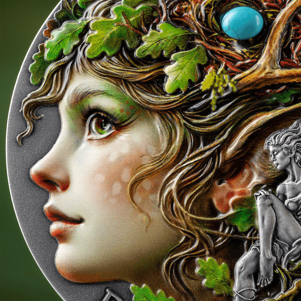 Mint XXI – Nature Spirits Series Dryad 2 oz Silver Coin