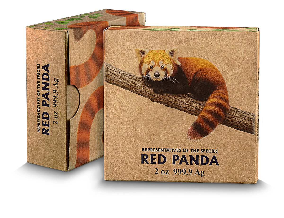 Niue – Red Panda 2oz Silver Coin