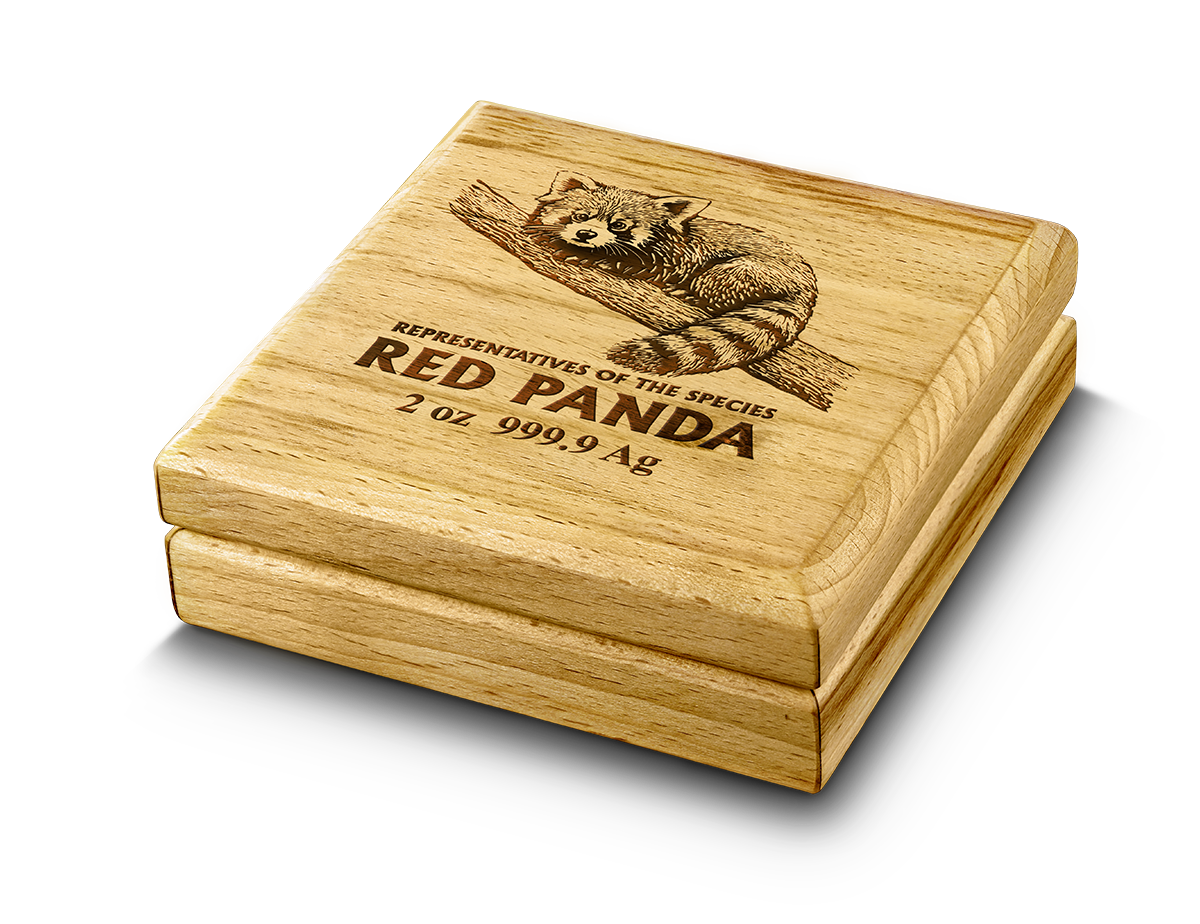 Niue – Red Panda 2oz Silver Coin