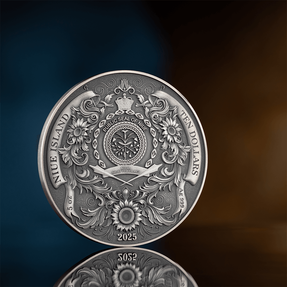 2025 5 oz Orans Pray for Peace Silver High Relief Coin
