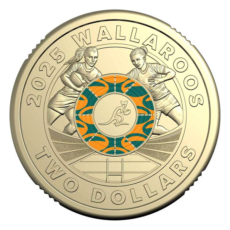 Australia 2025 $2 Wallabies & Wallaroos Uncirculated Two-Coin Set