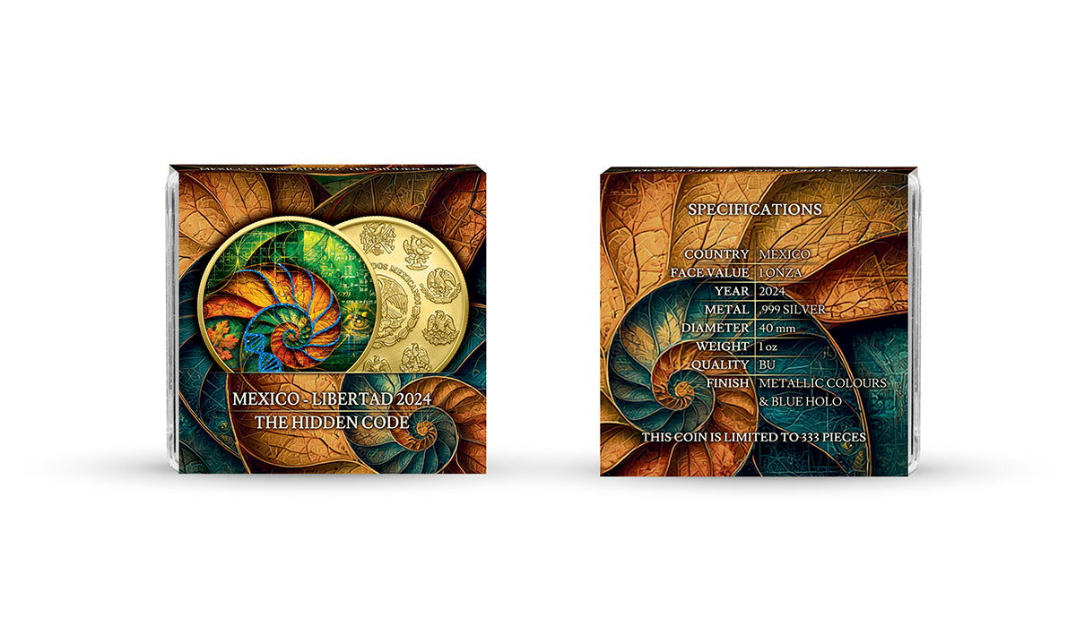 Mexico 2024 – Libertad The Hidden Code 1oz Silver Coin