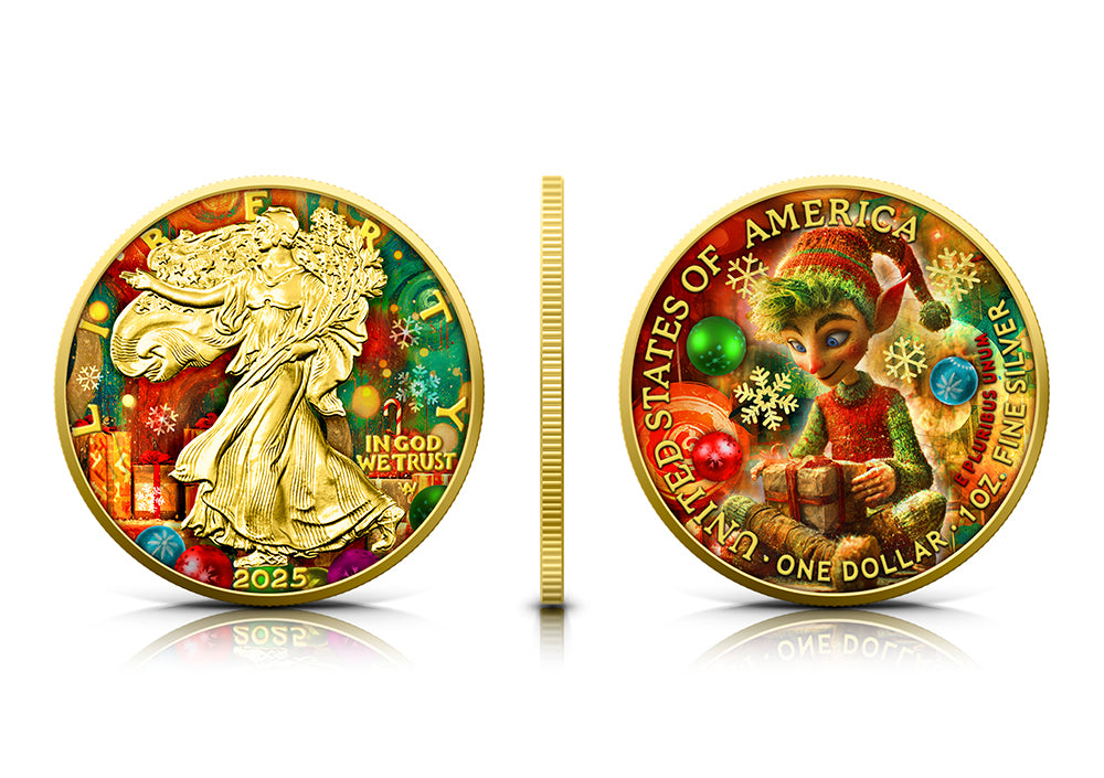 USA 2025 – American Eagle 1 oz Silver Coin – Christmas Elf – Limited Edition