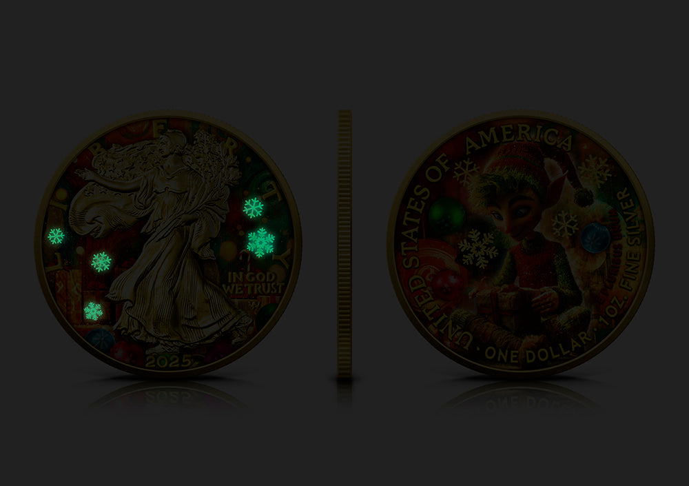 USA 2025 – American Eagle 1 oz Silver Coin – Christmas Elf – Limited Edition