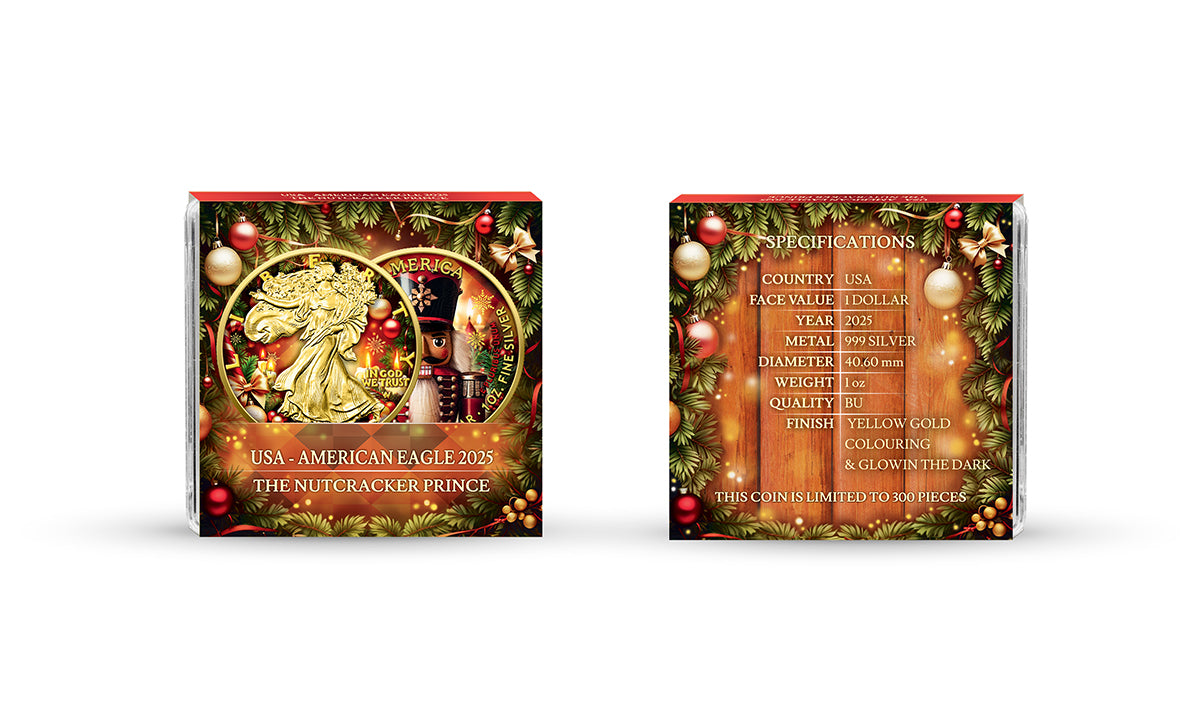 USA 2025 – American Eagle 1 oz Silver Coin – The Nutcracker Prince – Limited Edition