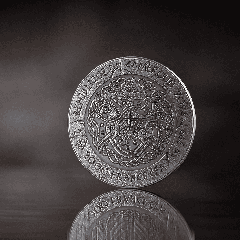 Mint XXI - The Way to Valhalla Series Rollo of Normandy 2 oz Silver Coin