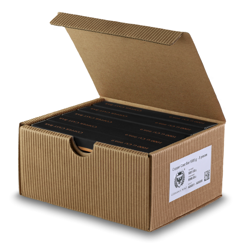 Buy Germania Mint 1 kg Copper Cast Bar – 999.9 Fine | Hologram