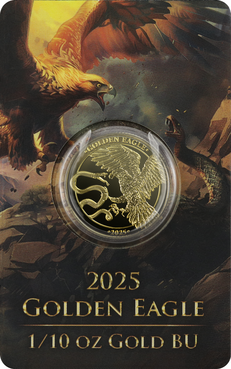2025 Malta Golden Eagle 10 Euro 1/10 oz Gold BU Coin