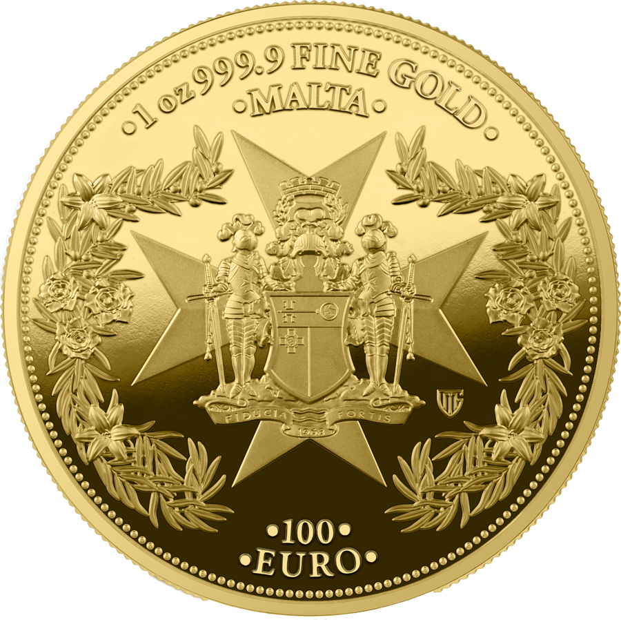 2025 Malta Golden Eagle 100 Euro 1 oz Gold Proof Coin