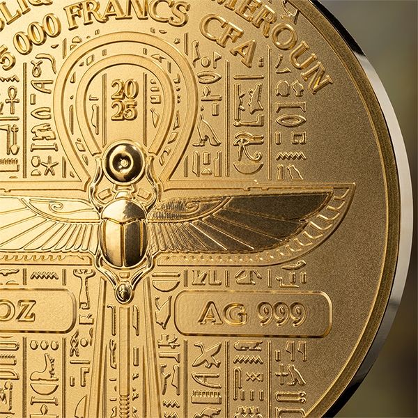 2025 5 oz Isis Gold Grandeur Silver Proof-Like Coin