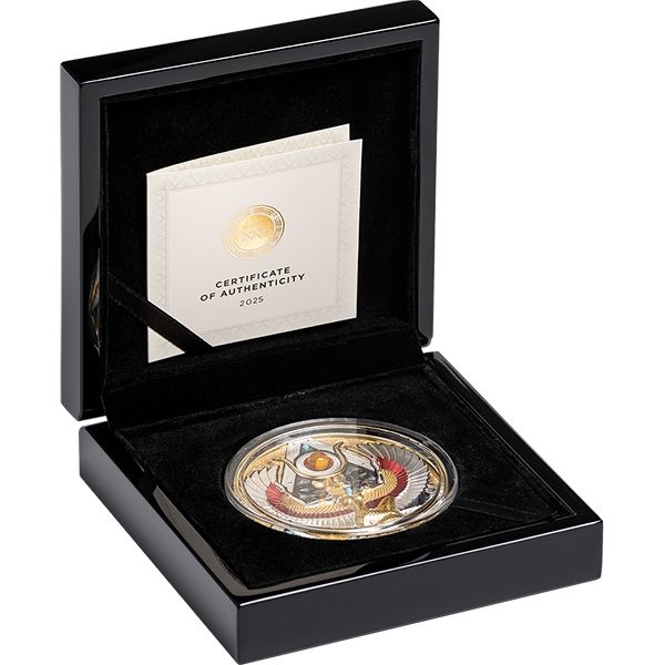 2025 5 oz Isis Gold Grandeur Silver Proof-Like Coin