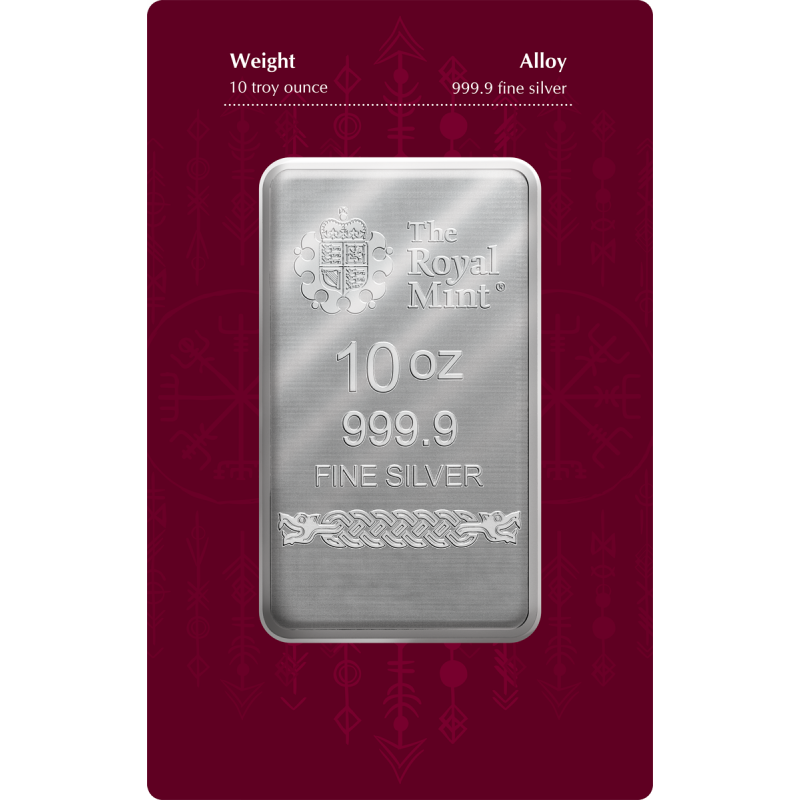 Norse Gods – Odin 10 oz Silver Bar